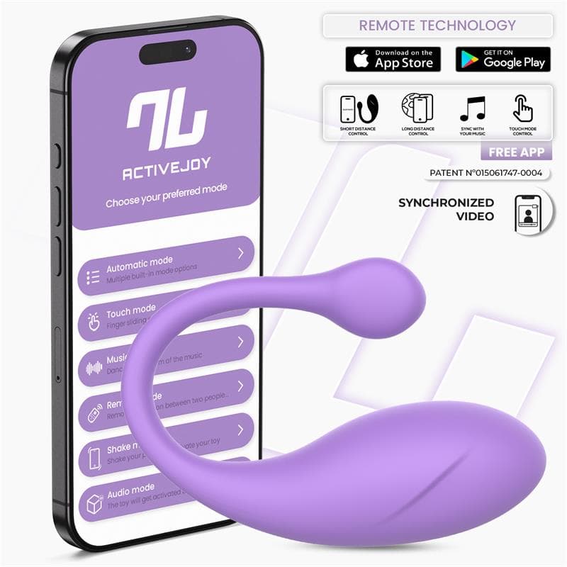 Bulby Huevo Vibrador con APP Lavanda