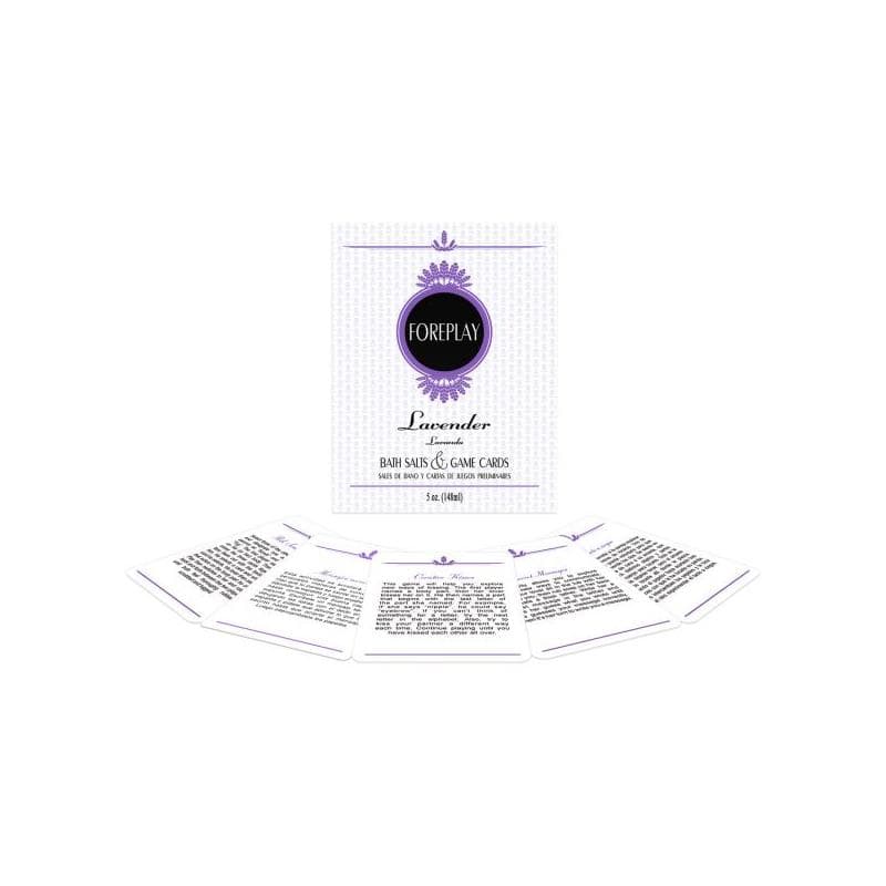 Sales de Baño y Cartas Impermeables Foreplay Bath Set (EN ES)