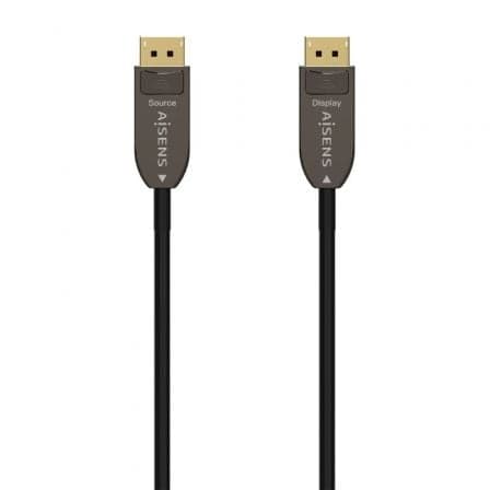 Cable DisplayPort 1.4 AOC 8K Aisens A155-0608/ DisplayPort Macho - DisplayPort Macho/ 20m/ Negro
