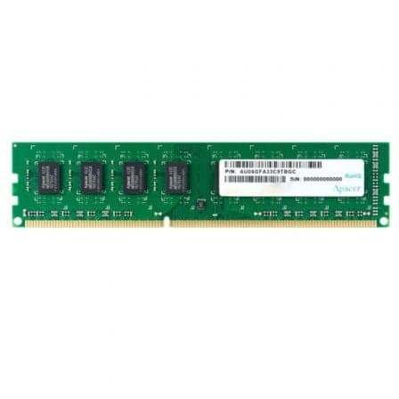 Memoria RAM Apacer DL.08G2K.KAM 8GB/ DDR3/ 1600MHz/ 1.5V/ CL11/ DIMM