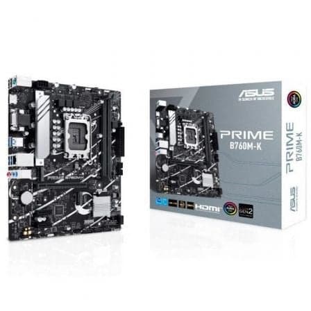 Placa Base Asus Prime B760M-K Socket 1700/ DDR5/ PCIe 4.0/ Micro ATX