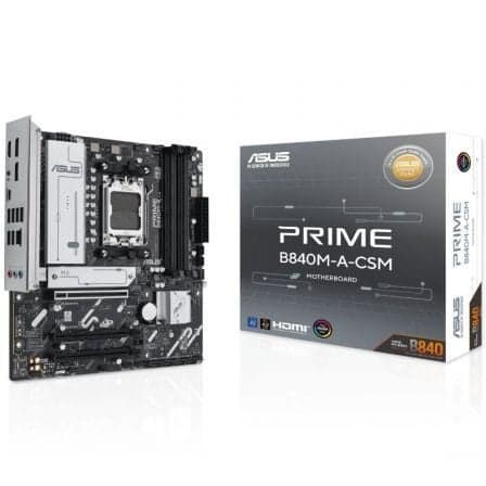 Placa Base Asus Prime B840M-A-CSM Socket AM5/ DDR5/ PCIe 4.0/ Micro ATX