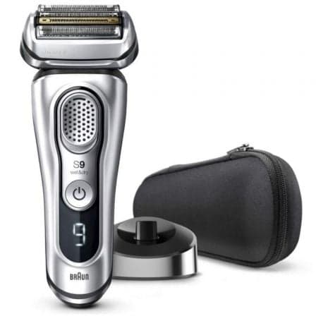 Afeitadora Braun Series 9 9350S Plata/ con Batería/ 5 Accesorios