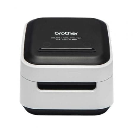 Impresora de Etiquetas Color Brother VC-500W/ Zero Ink/ Ancho etiqueta 50mm/ USB-WiFi/ Blanca y Negra