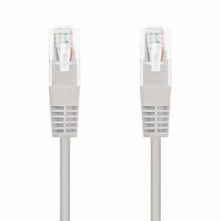 Cable de Red RJ45 UTP Nanocable 10.20.0400-L30 Cat.6/ 30cm/ Gris