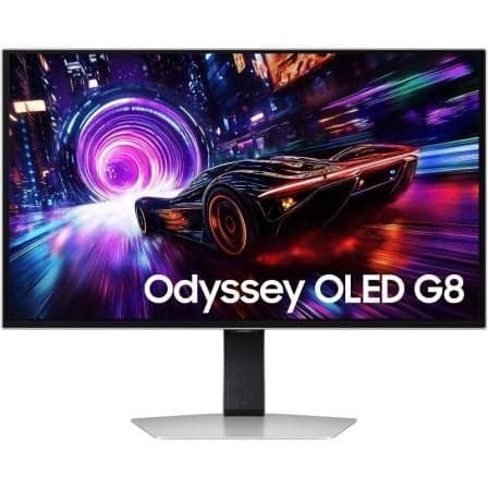 Monitor Gaming Samsung Odyssey OLED G8 G81SF S27FG810SU 27"/ 4K/ 0.03ms/ 240Hz/ QD-OLED/ Regulable en altura/ Plata