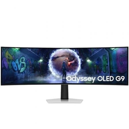 Smart Monitor Ultrapanorámico Curvo Gaming Samsung Odyssey OLED G9 S49DG934SU 49"/ Dual QHD/ Multimedia/ 0.03ms/ 240Hz/ OLED/ Regulable en altura