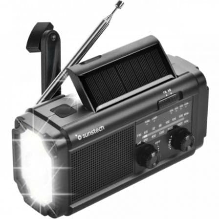 Radio Portátil Sunstech RPE25/ Negra