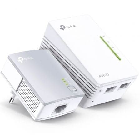 Adaptador Powerline TP-Link WPA4221KIT 600Mbps/ Alcance 300m/ Pack de 2