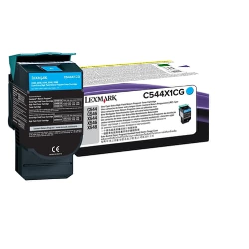 LEXMARK TONER LASER CIAN EXTRA ALTO RENDIMIENTO RETORNABLE 4K