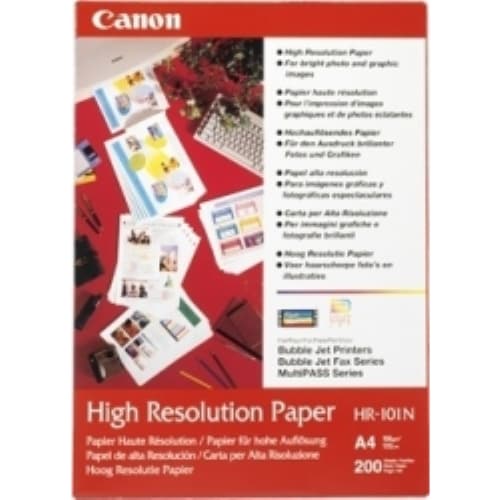 CANON PAPEL INKJET HR101 A4 106GR 50 HOJAS HR-/101