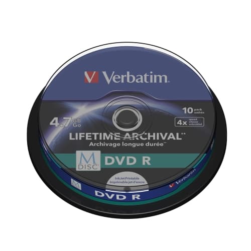(T10) Spindle DVD-R VERBATIM MISC 4x 4,7GB, 40-118 mm