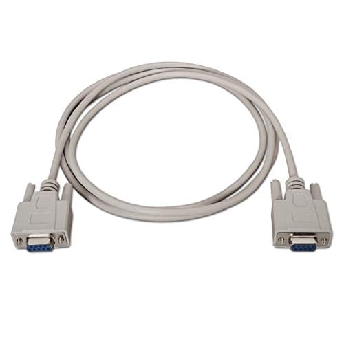 Nanocable - Cable serie NULL MODEM DB9/H A DB9/H 1.8M