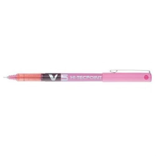 PILOT ROTULADOR V-5 ROSA -12U-