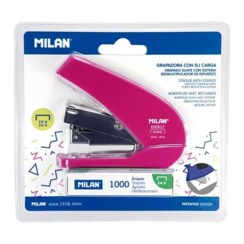 MILAN GRAPADORA COMPACTA ENERGY SAVING BLISTER ROSA