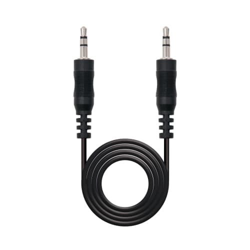 Nanocable - Cable audio estéreo Jack 3.5/M-Jack 3.5/M - Negro - 15m
