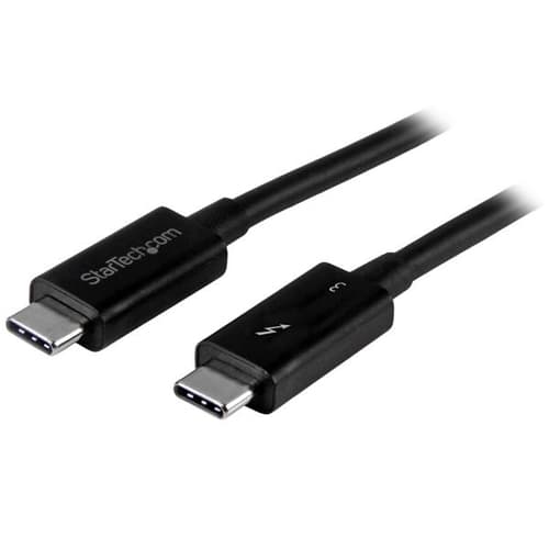 Startech - Cable de 0,5m Thunderbolt 3 USB-C (40Gbps) - Compatible con Thunderbolt y USB
