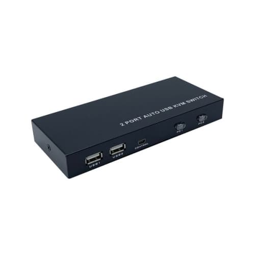 Conmutador KVM HDMI Aisens A111-0400/ 2PC con 1 sólo teclado y ratón - Con fuente de alimentación