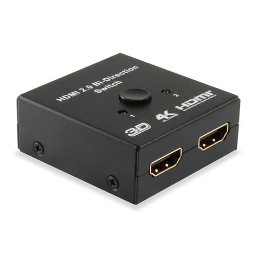 SWITCH SELECTOR HDMI BIDIRECIONAL EQUIP 2 ENTRADAS 1 SALIDA / 1 ENTRADA 2 SALIDAS