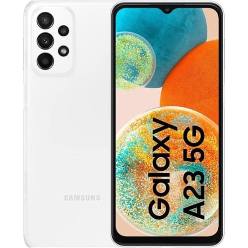 Samsung - Samsung - Smartphone Galaxy A23 - 6.6" FHD+ - 4/128GB - 5G - Android 12 - Blanco