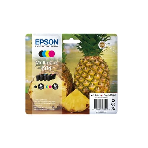 EPSON CARTUCHO 604 4 COLORES T10G6