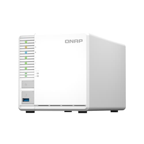 QNAP TS-364-8G - servidor NAS - 3 x SATA (3.5"/2.5") - 2 x M.2 NVMe Gen3 - Celeron N5095 quad-core - 8GB (max) - 1 x 2,5 GbE - WOL - 1 x USB 3.2 - 2 x USB 2.0 - 1 x HDMI