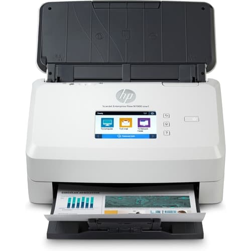 HP ScanJet Enterprise Flow 7000 snw1 Escaner Documental WiFi - Hasta 75ppm - Alimentador Automatico - Doble Cara
