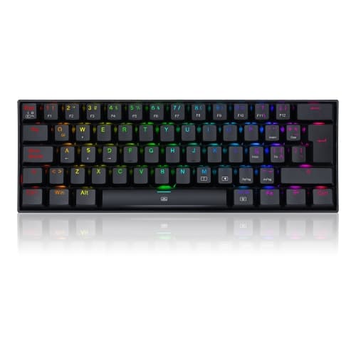 Redragon - DRAGONBORN Teclado Mecánico Gaming Switch Rojo RGB Negro - Layout España Reacondicionado