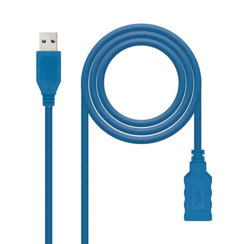 CABLE USB 3.0, TIPO A/M-A/H, AZUL 2.0 M
