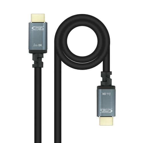 CABLE HDMI 2.1 IRIS 8K A/M-A/M NEGRO 5 M