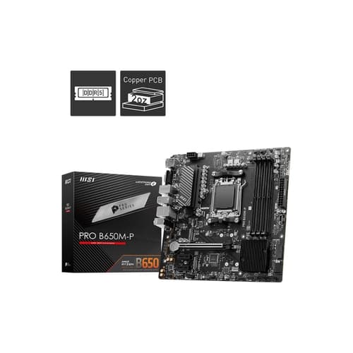 MSI Placa Base PRO B650M-P mATX AM5