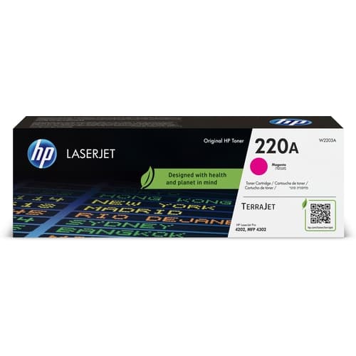 Toner HP #220A magenta Color Ljet Pro 4202 4302 Terrajet 1.800p.