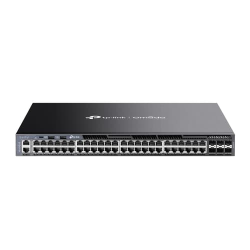 SWITCH GESTIONABLE L3 TP-LINK SG6654X 48P GIGABIT CON 6 SLOTS SFP+ 10G RACK 1U
