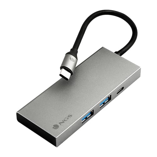 Docking USB Tipo-C NGS WonderDock4 Pro/ 2xUSB/ 1xUSB Tipo-C DP/ 1xHDMI