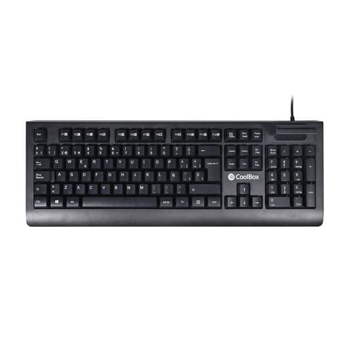 Coolbox Teclado con lector DNI smartcard V4