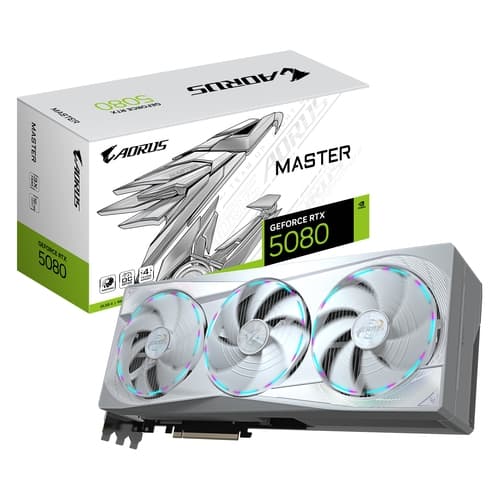 TARJETA GRAFICA GIGABYTE RTX 5080 MASTER ICE 16GB GDDR7