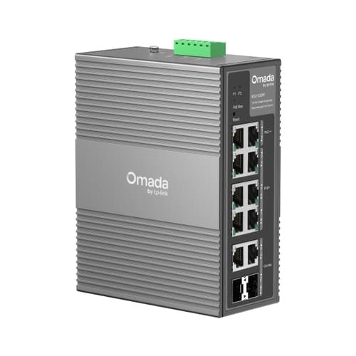 SWITCH GESTIONABLE L2 TP-LINK IES210GPP 8xGb (2PoE++ 6PoE+) 2xSFP 240W DISEÃ?O INDUSTRIAL