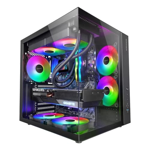 MARS GAMING MCV-ONE Atx Doble Cámara Negro