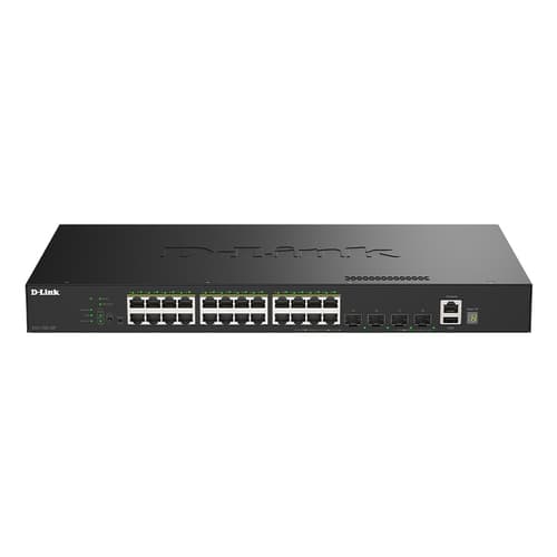 Dlink DGS-1530-28P - Smart Managed Switch - 24 puertos Gigabit PoE 30W + 4 puertos 10G SFP+ - 370W totales