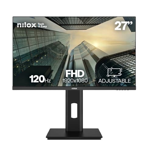 MONITOR 27" DP HDMI NILOX NXM27R2K1201 IPS 2K QHD 120Hz 1MS 250cd/m² 2x3W VESA 100x100