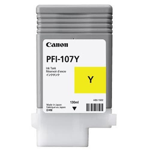 CANON CARTUCHO PFI107Y AMARILLO 130ML IPF680