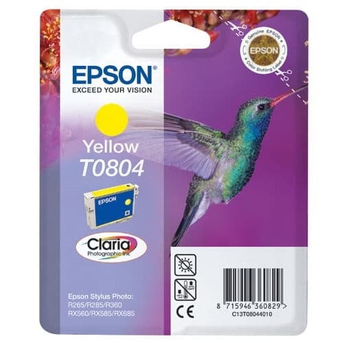 EPSON CARTUCHO AMARILLO STYLUS PHOTO R/265/285/360 STYLUS PHOTO RX/560/585/685 STYLUS PHOTO PX/650/660/700W/710W/720WD/800FW/810FW/820FWD STYLUS PHOTO P/50