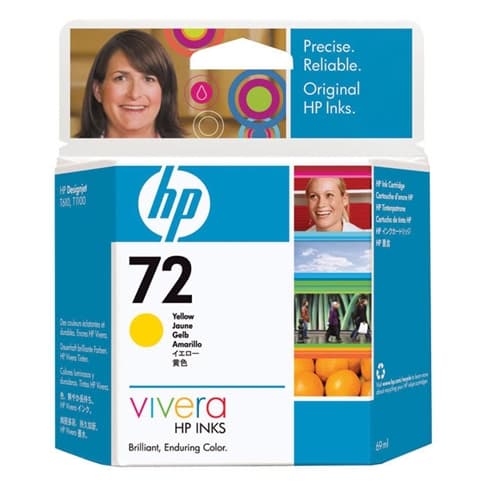 HP CARTUCHO GF AMARILLO Nº72 69ML DESIGNJET T/610/770/1100