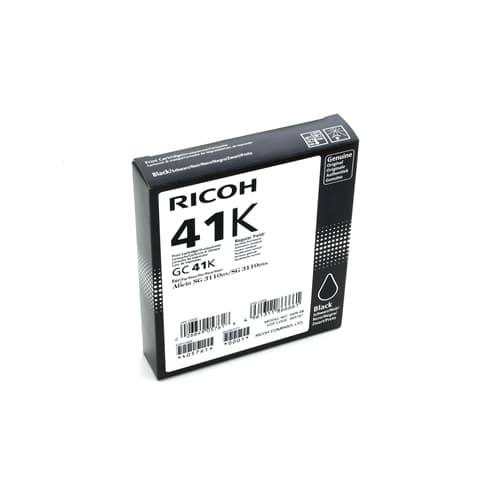 RICOH CARTUCHO TINTA NEGRO GC-41K 2.500 PAGINAS Alta capacidad