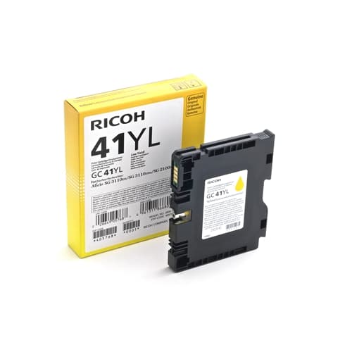 RICOH CARTUCHO TINTA AMARILLO GC-41YL 600 PÁGINAS SG/2100N/3110DN/3110DNW
