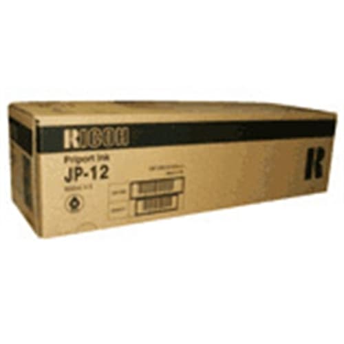 RICOH TINTA MULTICOPISTA NEGRO JP-12 600ML PACK 5 JP/1210/1215/1250/1255/3000 DX/3240/3440
