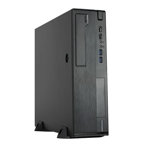 Caja sobremesa microATX Slim Unyka UK-2K-A Caviar U3 - Sin fuente (TFX) - 385 x 105 x 340 mm - 0.6 mm 2xUSB 2.0 - 2xUSB 3.0 - Slot perfil bajo * OUTLET CAJA GOLPEADA, MERCANCIA EN PERFECTO ESTADO