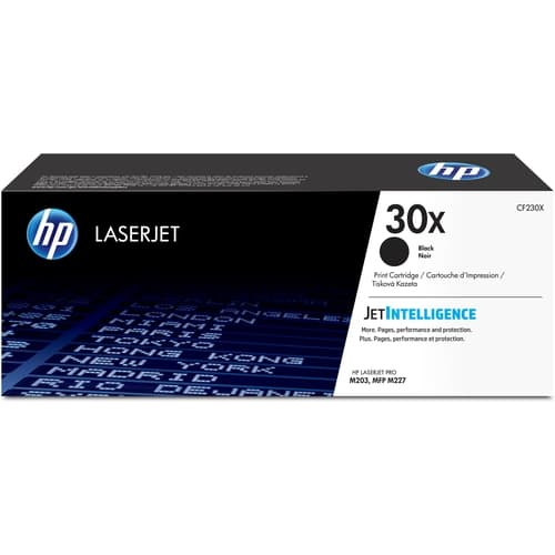 HP TONER NEGRO LaserJet Pro M203dn/dw,MFP M227fdw/sdn Toner Negro Alta nº30X