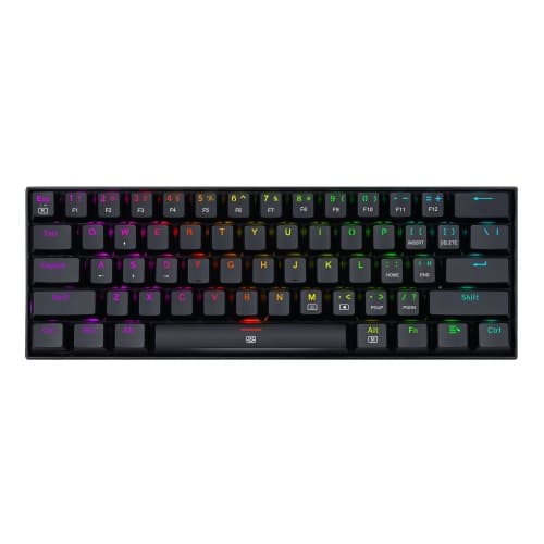 Redragon - DRAGONBORN Teclado Mecánico Gaming Switch Marrón RGB Negro - Layout USA