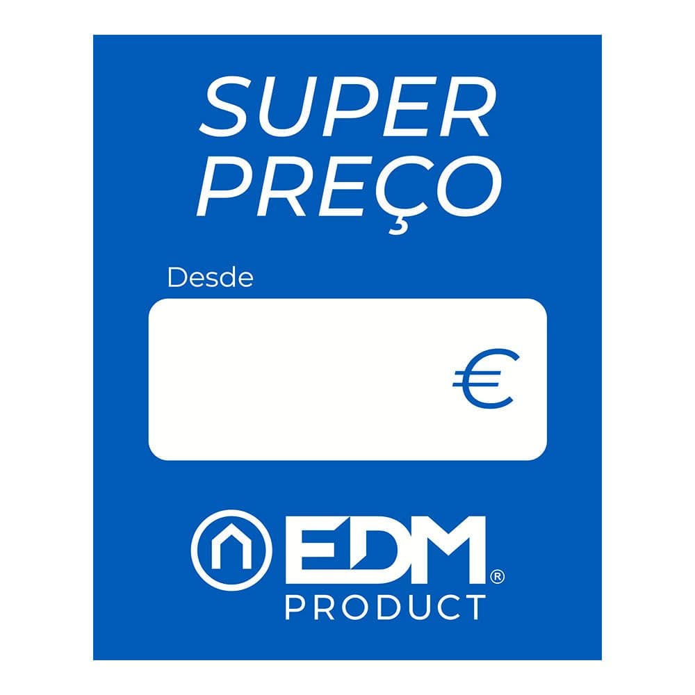 POSTER PROMOCIONAL PORTUGUES MERCHANDISING AZUL PARA 00180 00181 39 x 48 cm